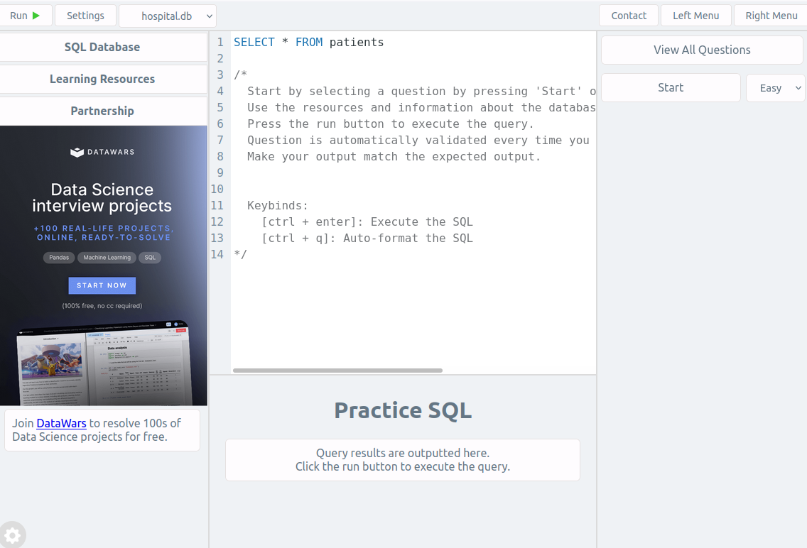 Free SQL Practice Resources